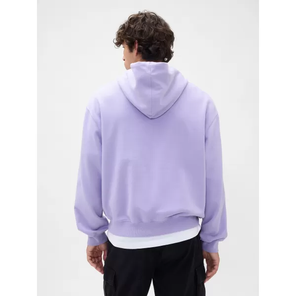  Pánska mikina GAP LOGO PULLOVER HOODIE 821291-00 ORCHID 