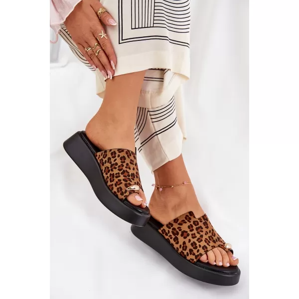  Dámske sandále BOTO SAQESSE 36267 LEOPARD 