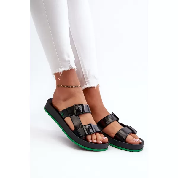  Dámske sandále ZAXY LL285073 BLACK 