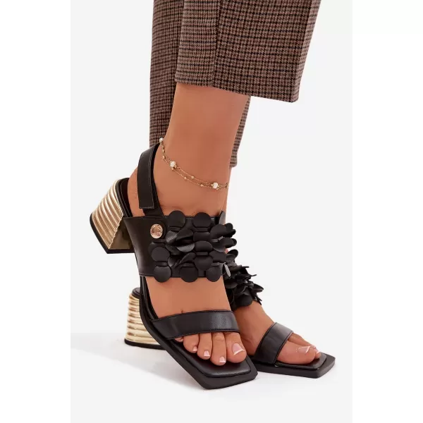  Dámske sandále D&A CR61-3062 BLACK 