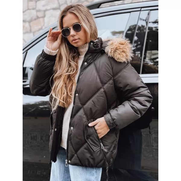  Dámska bunda DSTREET TY5232 ČIERNA 
