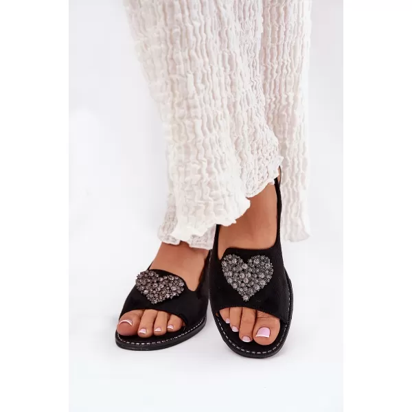  Dámske sandále S.BARSKI KV27-018 BLACK 