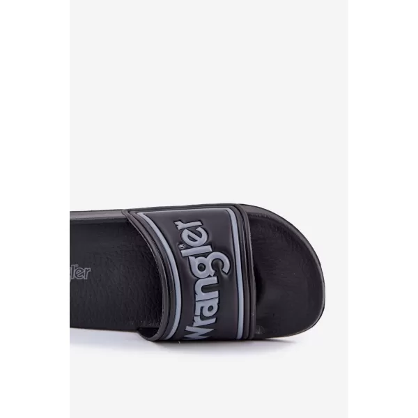  Pánske šľapky WRANGLER AVERELL 20251042.25Y BLACK 