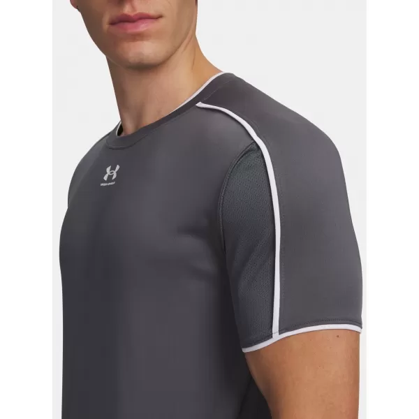  Pánske tričko UNDER ARMOUR M CHALLENGER TRAIN SS 6009875-025 ŠEDÁ 