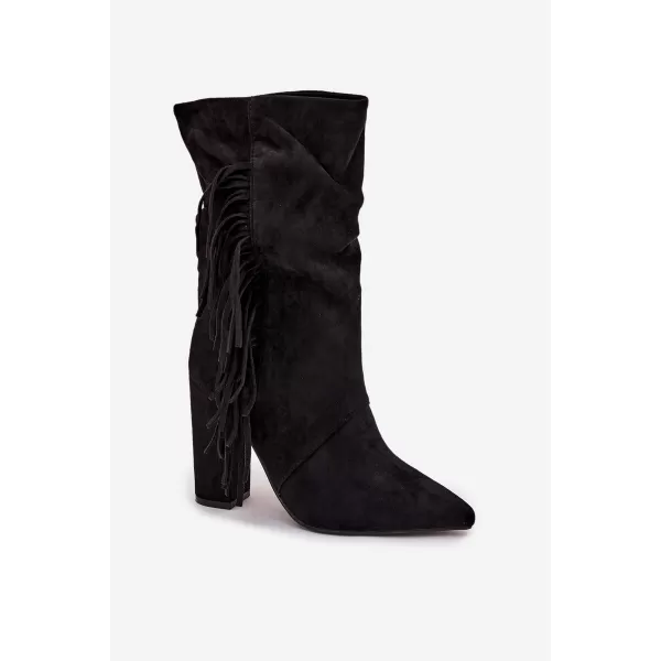  Dámske topánky BOTO ZATEPLENÉ 40514 BLACK 