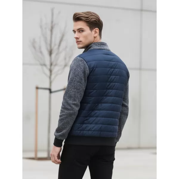 Pánska bunda DSTREET TX4396 TMAVO MODRÁ 