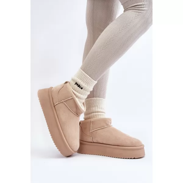  Dámske snehule BOTO CALIKSA 29613 BEIGE 