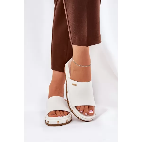  Dámske šľapky BIG STAR RR274216 WHITE Big Star Shoes 