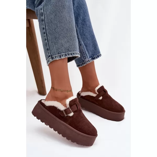  Dámske snehule BOTO JESSINA 40605 MARRON 
