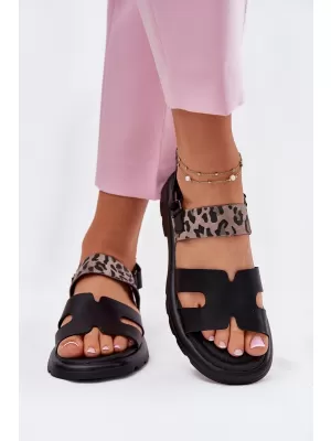 Dámske sandále VINCEZA 66780 BLACK
