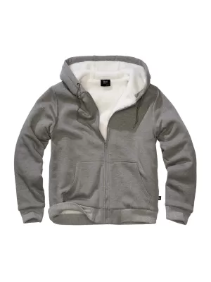 Pánska mikina BRANDIT 5038 DK.GREY MELANGE