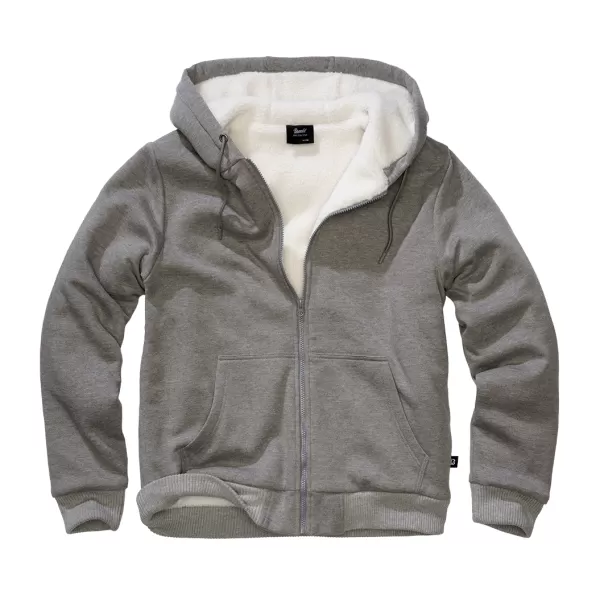  Pánska mikina BRANDIT 5038 DK.GREY MELANGE 