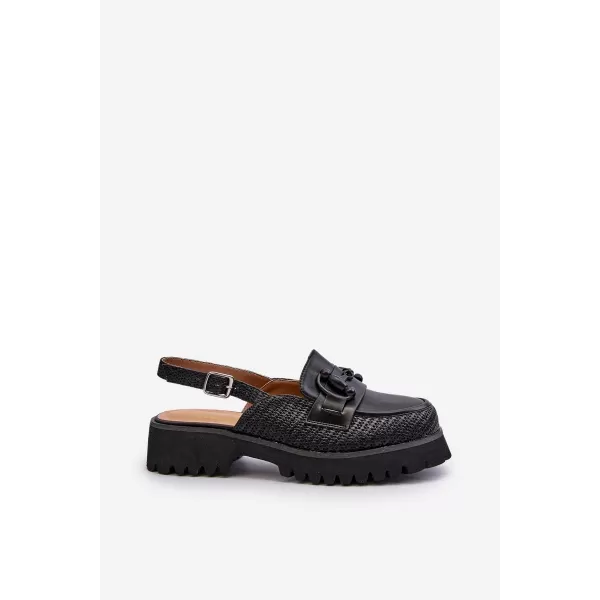  Dámske sandále D&A MR38-656 BLACK 
