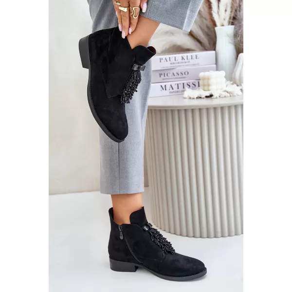  Dámske topánky S.BARSKI HY42-715 BLACK 