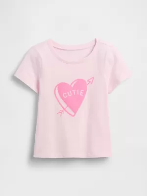 Detské tričko GAP BOYFRIEND TEE 837981-04 PINK DOGWOOD