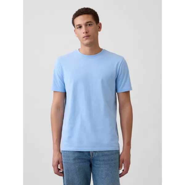  Pánske tričko GAP LOGO CREW TEE 842063-72 WIND BLUE 