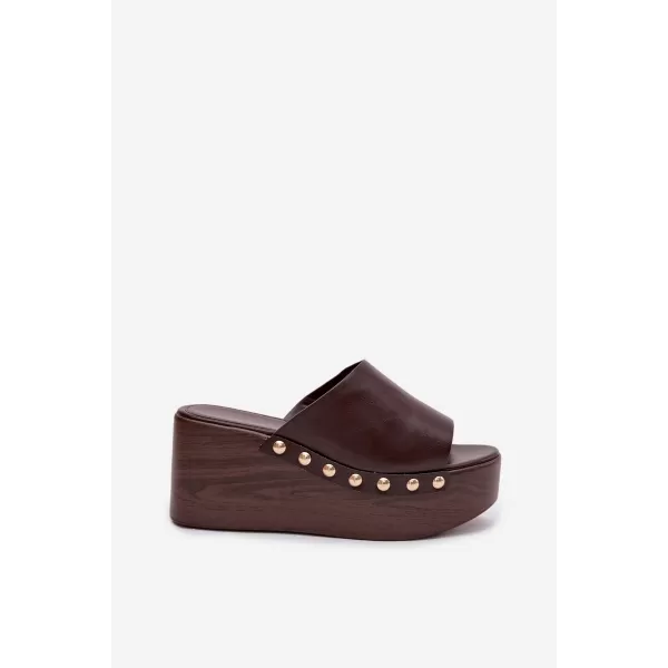  Dámske šľapky BOTO FARINELLE 41623 BROWN 