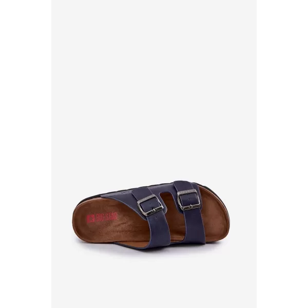  Pánske šľapky BIG STAR NN174530 BLUE Big Star Shoes 