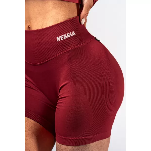  Push-up šortky s vysokým pásom POWER 893 RED Nebbia 