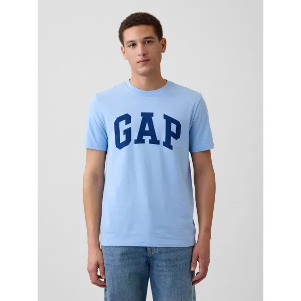  Pánske tričko GAP LOGO TEE 856659-53 WIND BLUE 