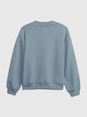 Detská mikina GAP LOGO SWEATSHIRT 826982-00 NEW ENGLAND SKY