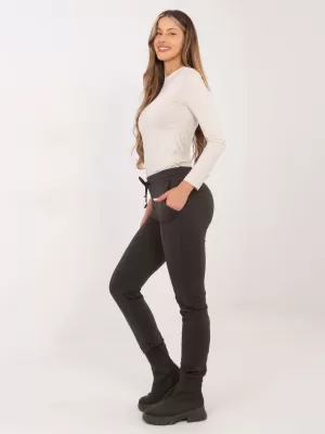 Dámske tepláky BASIC FEEL GOOD RV-DR-5040.02X DARK KHAKI