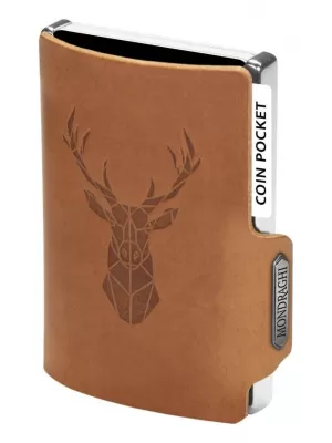 Peňaženka MONDRAGHI Silhouette Modern Deer CARAMEL