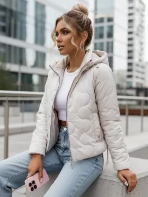Dámska bunda DSTREET TY3582 BIELA