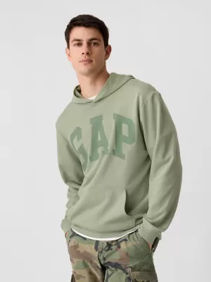 Pánska mikina GAP TONAL LOGO PULLOVER HOODIE 412282-00 DESERT SAGE
