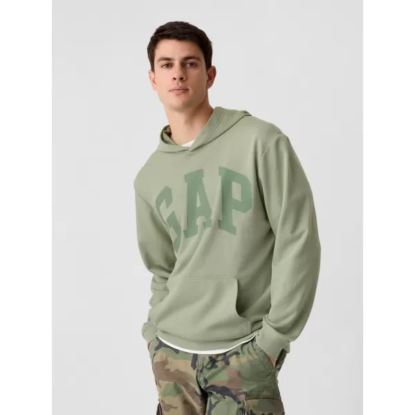  Pánska mikina GAP TONAL LOGO PULLOVER HOODIE 412282-00 DESERT SAGE 