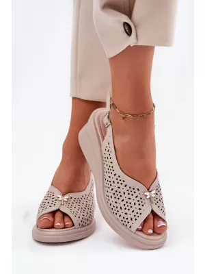 Dámske sandále VINCEZA 41476 BEIGE