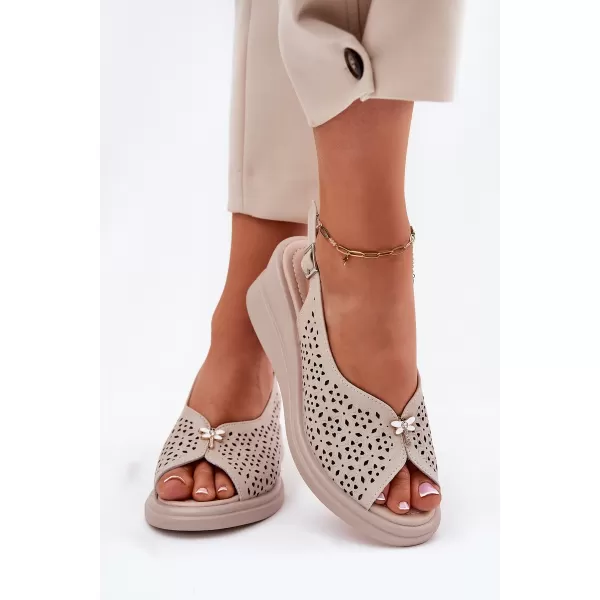  Dámske sandále VINCEZA 41476 BEIGE 