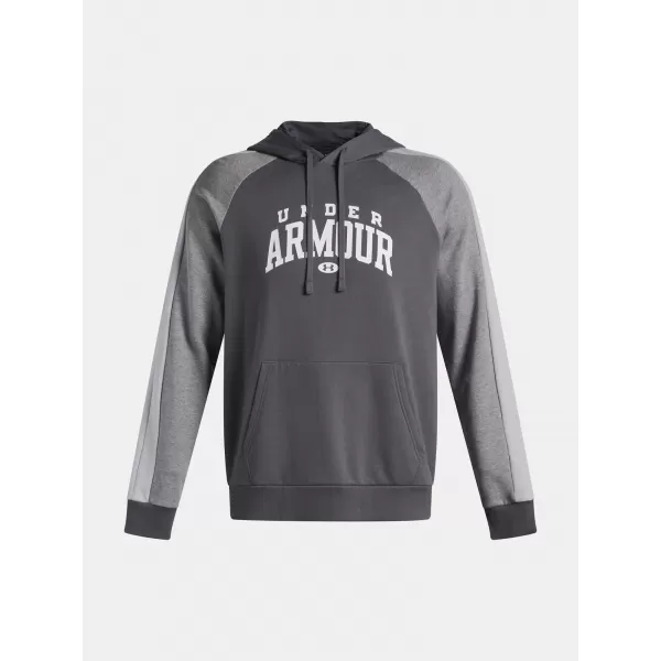  Pánska mikina UNDER ARMOUR UA RIVAL FLC CB HOOD 6003958-025 SIVÁ 