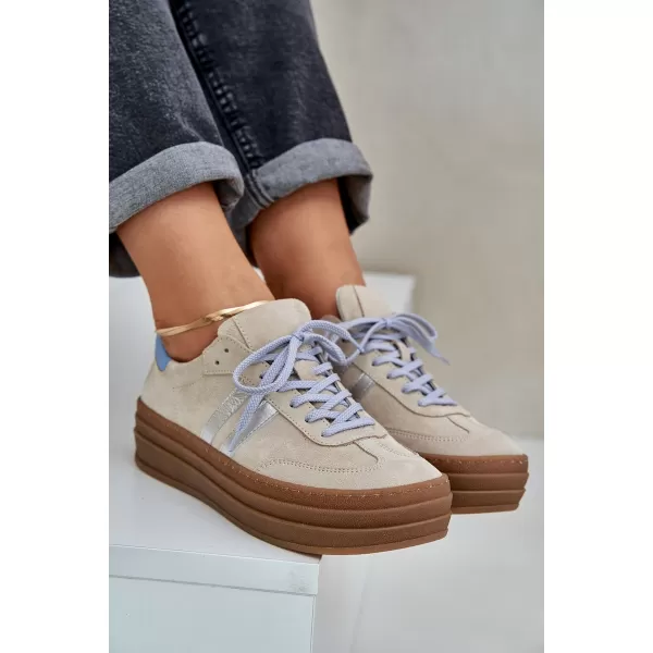  Dámske topánky ZAZOO N1068S4 BEIGE 