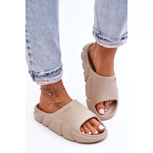  Dámske šľapky BIG STAR LL274593 BEIGE Big Star Shoes 