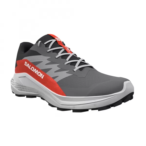  Pánske topánky SALOMON ALPHAGLIDE GTX L47975300 CASTLEROCK/LUNAR ROCK/CHERRY PARADAJKA 