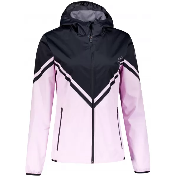  Dámska softshellová bunda premium ALTISPORT VOJ/ALW101JACK01 RUŽOVOČIERNA 