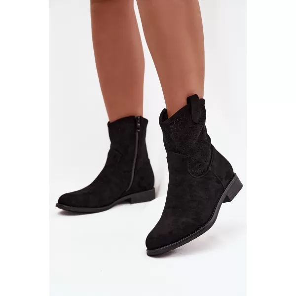  Dámske topánky S.BARSKI HY52-530 BLACK 