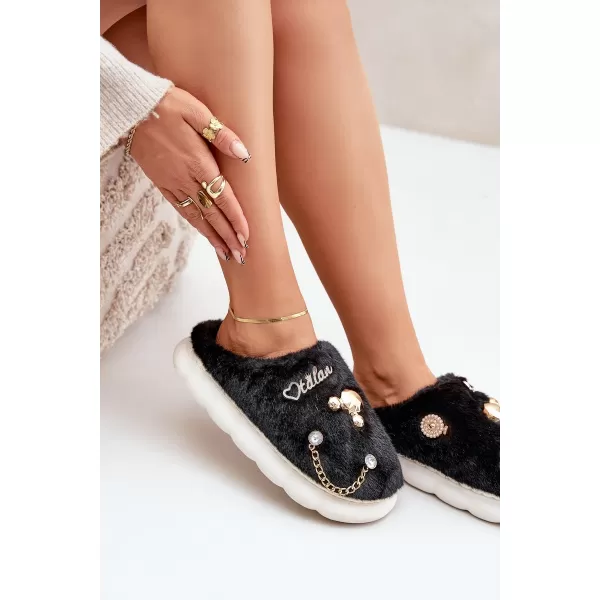  Dámske šľapky BOTO IVELFEDI 35011 BLACK 