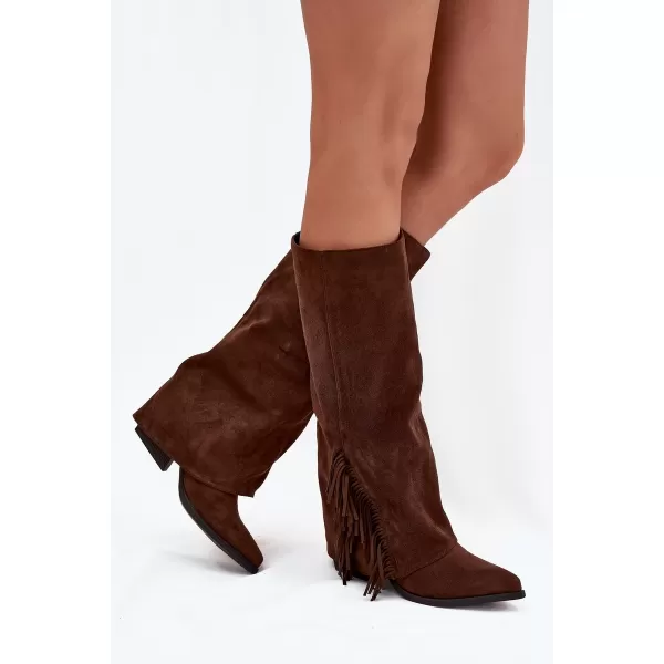  Dámske čižmy BOTO ZALIA 38567 BROWN 