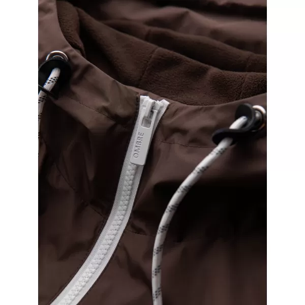  Pánska bunda OMBRE OM-JANP-0242 BROWN AND BEIGE 