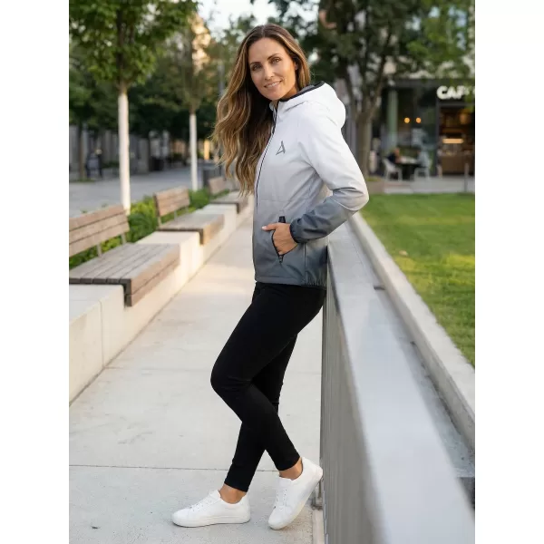  Dámska softshellová bunda premium ALTISPORT VOJ/ALW126JACK01 ČIERNOBIELA 