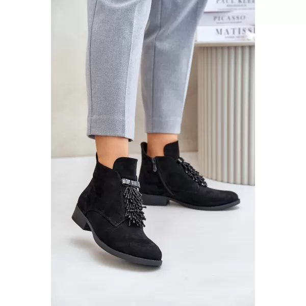  Dámske topánky S.BARSKI HY42-715 BLACK 