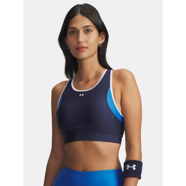  Dámska podprsenka UNDER ARMOUR UA CROSSBACK MID OPEN BACK 6005838-403 MODRÁ 