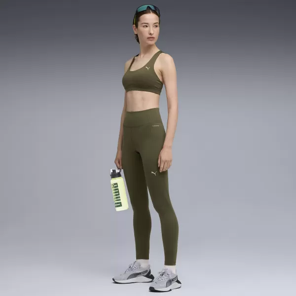  Dámske legíny PUMA W CLOUDSPUN TIGHT - HW FL 527452-70 TMAVÁ OLIVA 