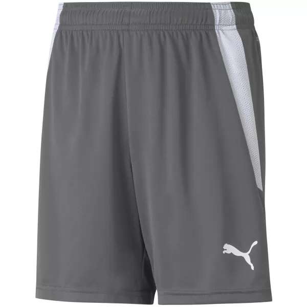 Detské šortky PUMA TEAMLIGA SHORTS JR 704931-13 SMOKED PEARL/ ÚDENÁ PERLA/PUMA BIELA 