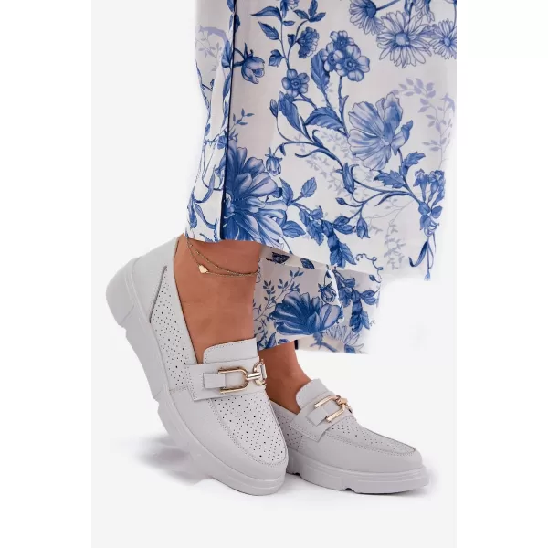  Dámske mokasíny VINCEZA 88007 WHITE 