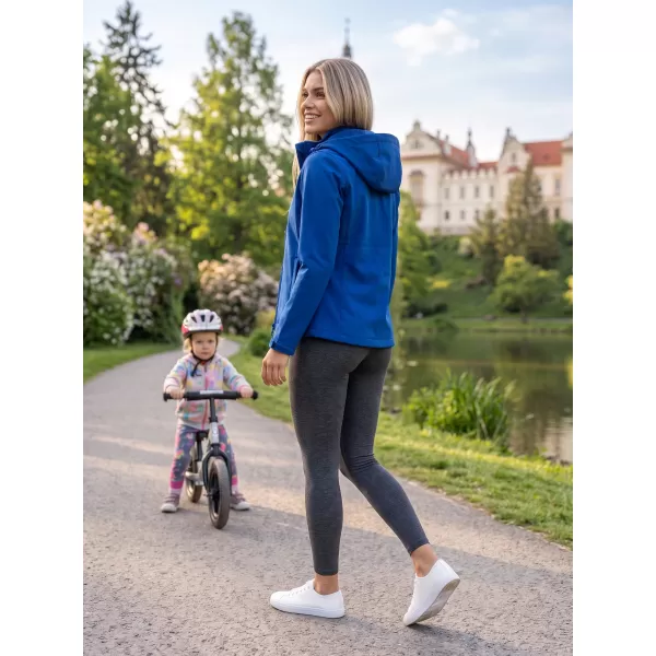  Dámska softshellová bunda ALTISPORT NoPrint NP/ALW945 KRÁĽOVSKY MODRÁ 