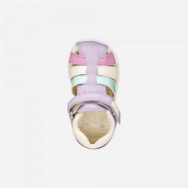  Dievčatá prvé kroky GEOX SANDAL MACCHIA B254WB08502C8888 FIALOVÁ 