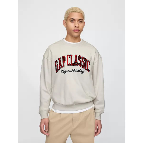  Pánska mikina GAP CLASSIC LOGO SWEATSHIRT 744748-00 CARLS STONE 